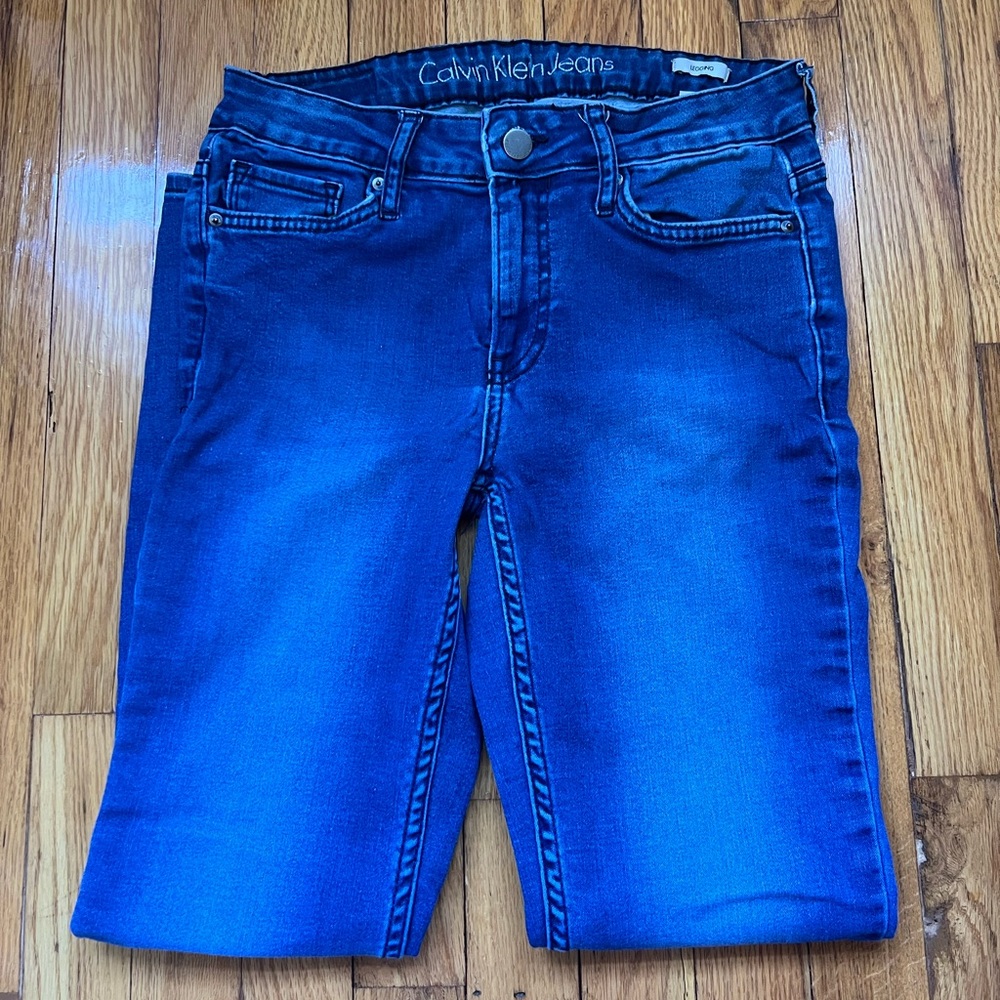Calvin Klein skinny jean leggings, size 28